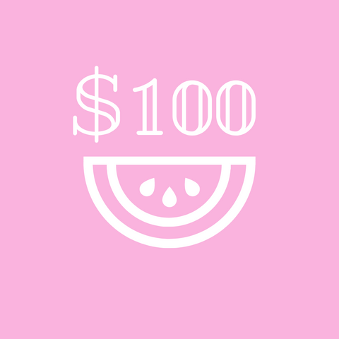 WA Gift Card: $100