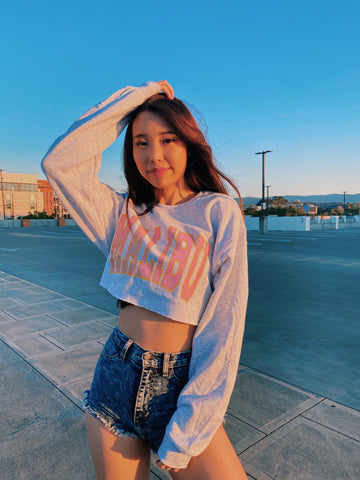Malibu Cropped Sweatshirt