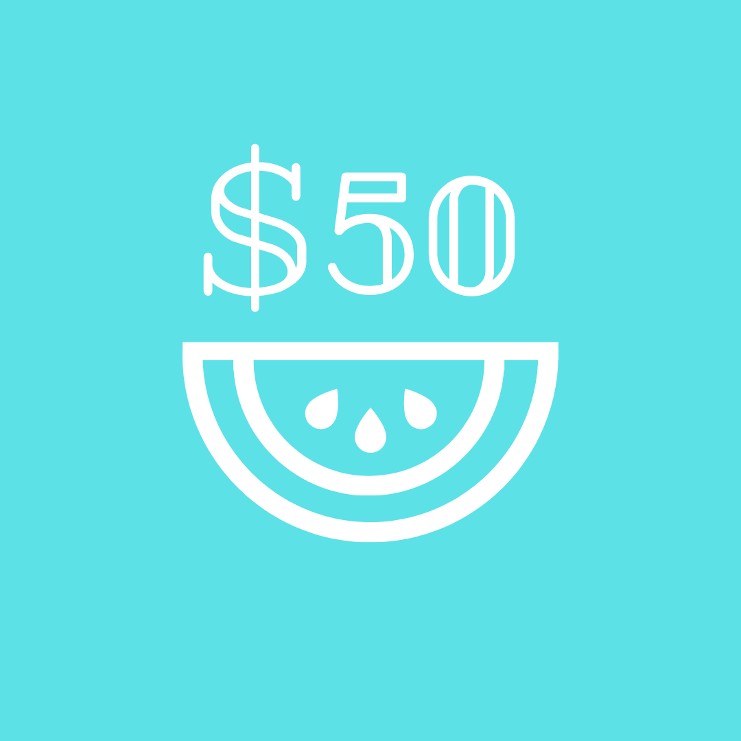 WA Gift Card: $50