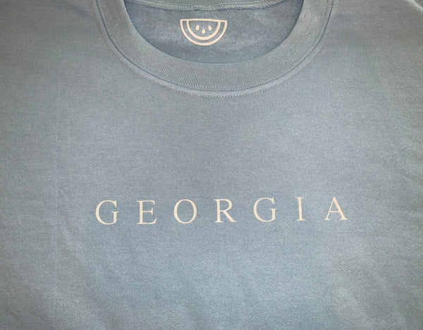 Baby Blue States Oversized Sweatshirt