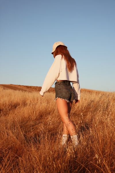 Santa Barbara Cropped Sweatshirt