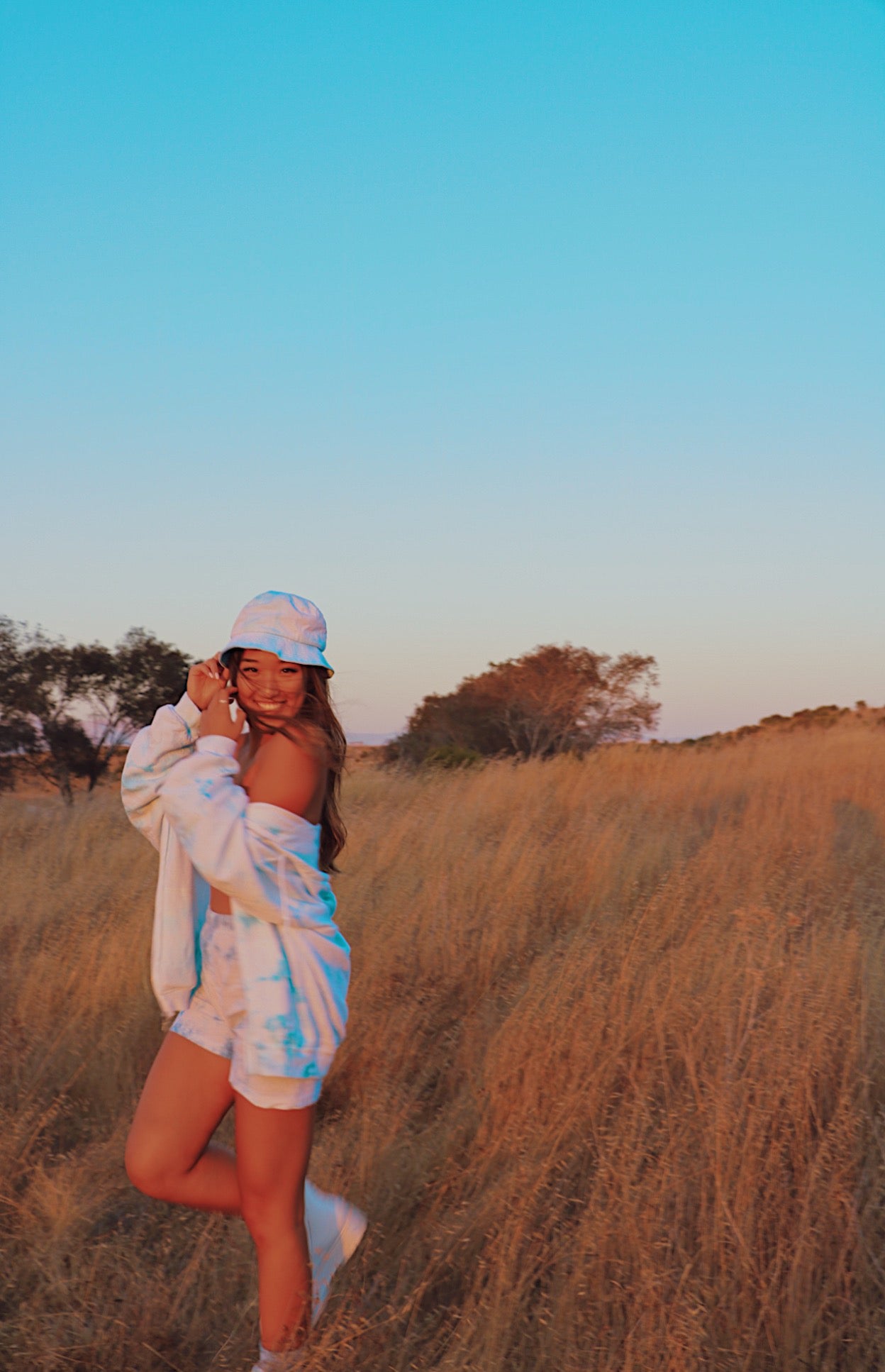 Tie Dye Zip-Up Jacket
