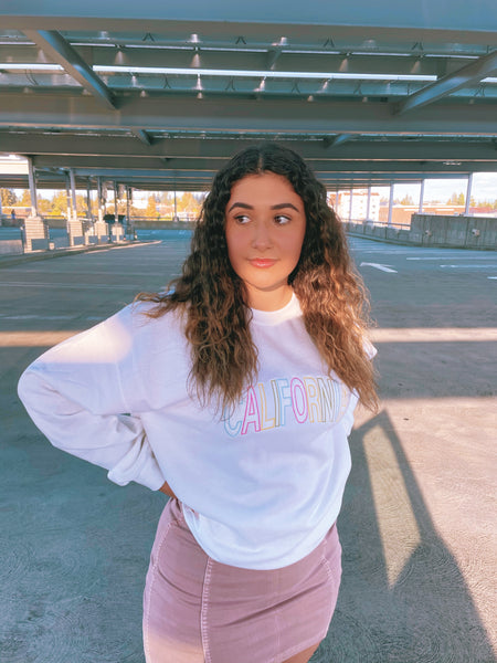 CALIFORNIA Embroidery Sweatshirt