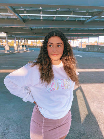 CALIFORNIA Embroidery Sweatshirt