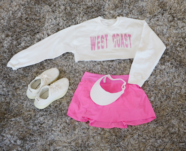 West Coast Cropped Sweatshirt