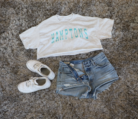 The Hamptons Cropped Tee