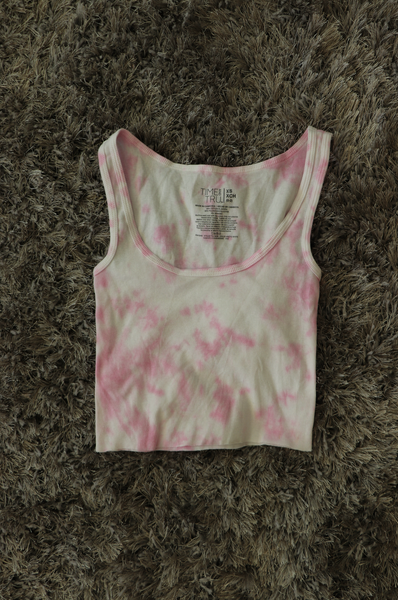 Tie Dye Cropped Tank Top