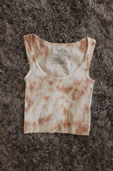 Tie Dye Cropped Tank Top